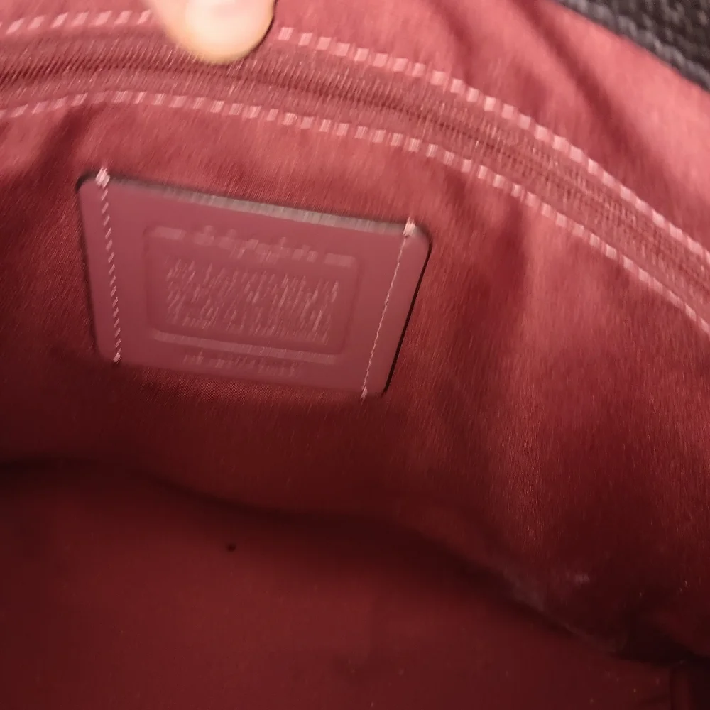 Coach Black and Brown Leather Smith Tote - Picture 8 of 12